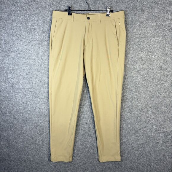 Lululemon Mens ABC 5 Pocket Pants Sand Color Size 33 - Picture 1 of 10